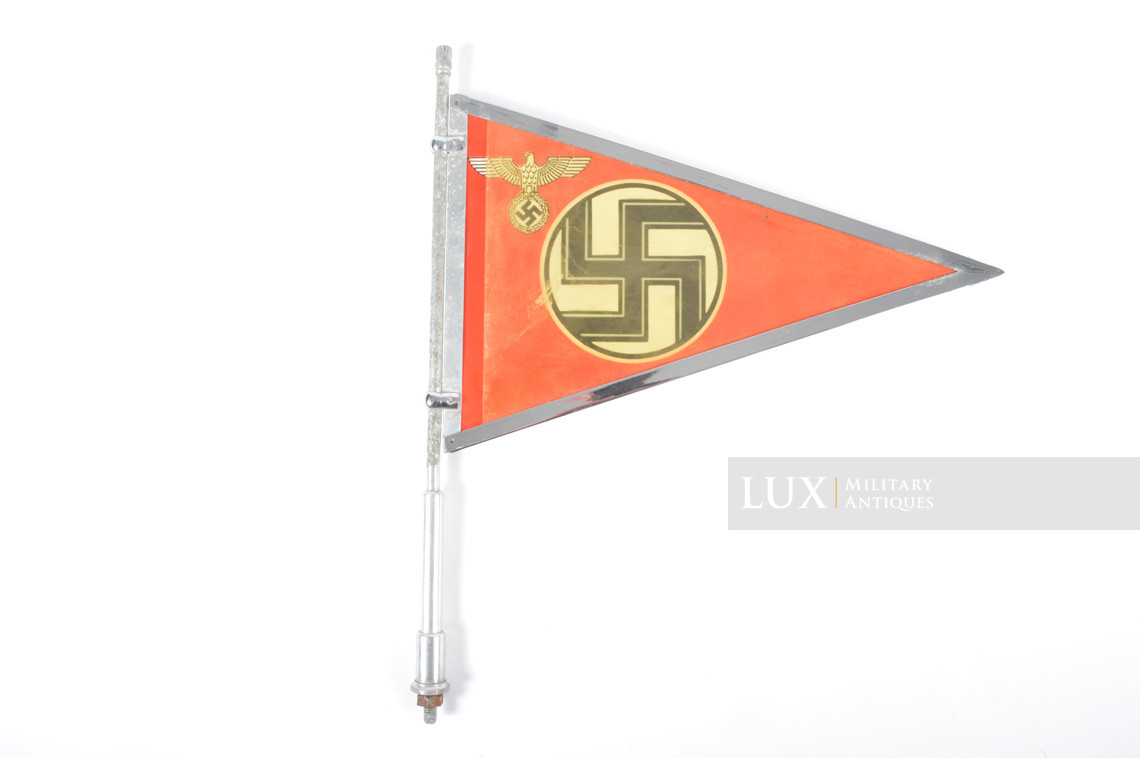 Third Reich State vehicle car pennant for state officials, « Metz-France » - photo 8
