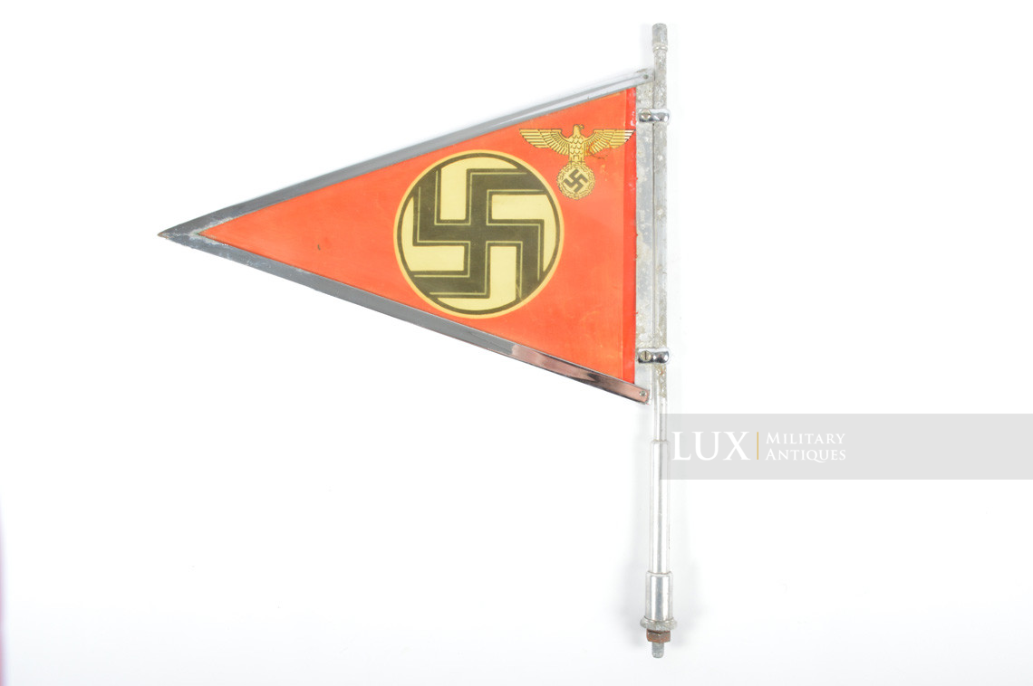Third Reich State vehicle car pennant for state officials, « Metz-France » - photo 17