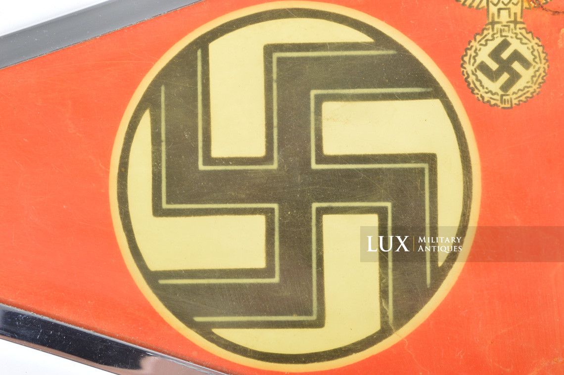 Third Reich State vehicle car pennant for state officials, « Metz-France » - photo 22