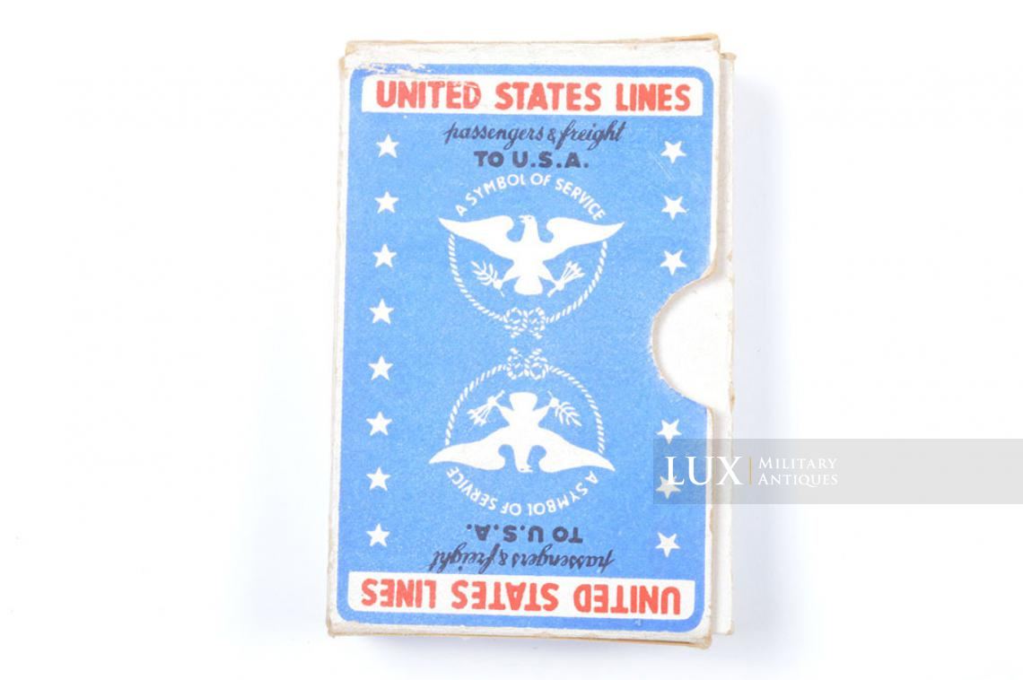 Jeu de cartes U.S. « UNITED STATES LINES » - photo 10
