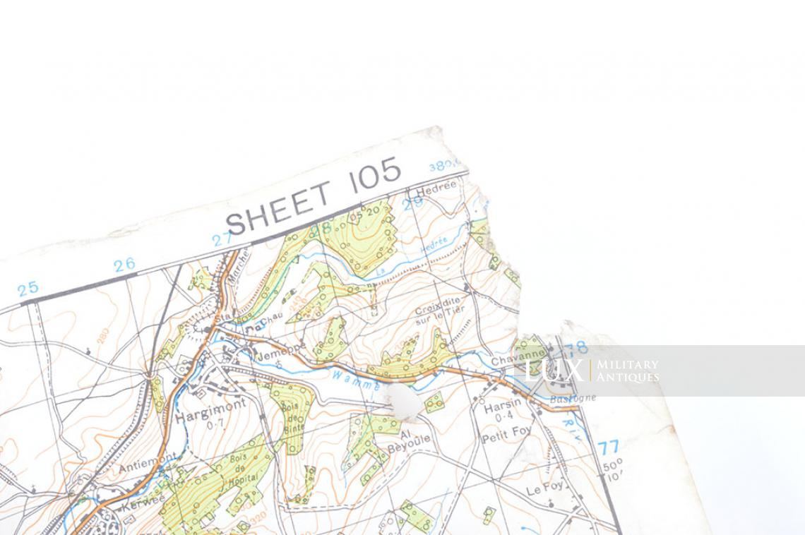 US Army Map, Battle of the Bulge, dated 1943 - photo 10