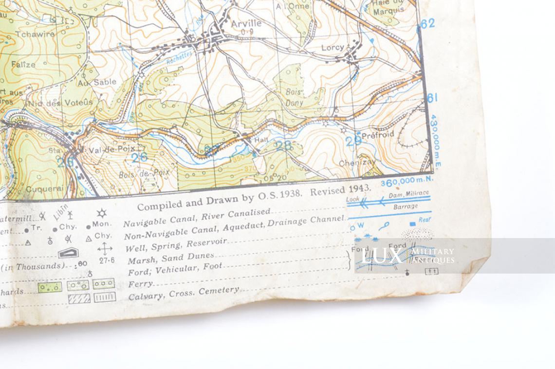US Army Map, Battle of the Bulge, dated 1943 - photo 12
