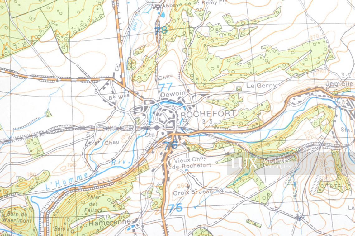 US Army Map, Battle of the Bulge, dated 1943 - photo 13