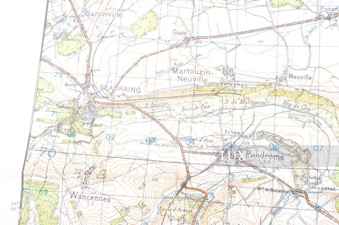 US Army Map, Battle of the Bulge, dated 1943 - photo 14