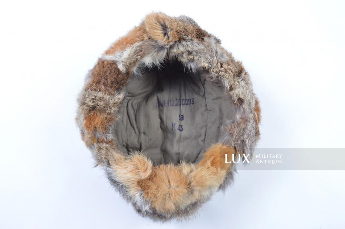 German Heer Rabbit fur hat