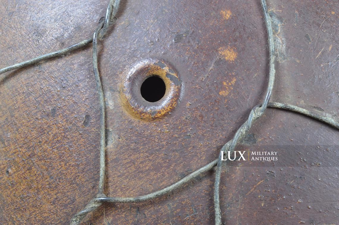Casque M40 Luftwaffe camouflé trois tons Normandie & grillagé - photo 27