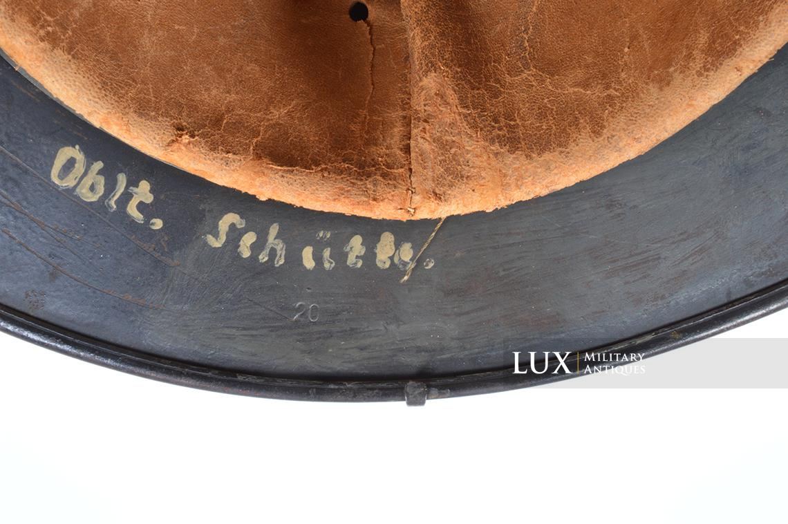 Casque M40 Luftwaffe camouflé trois tons Normandie & grillagé - photo 40