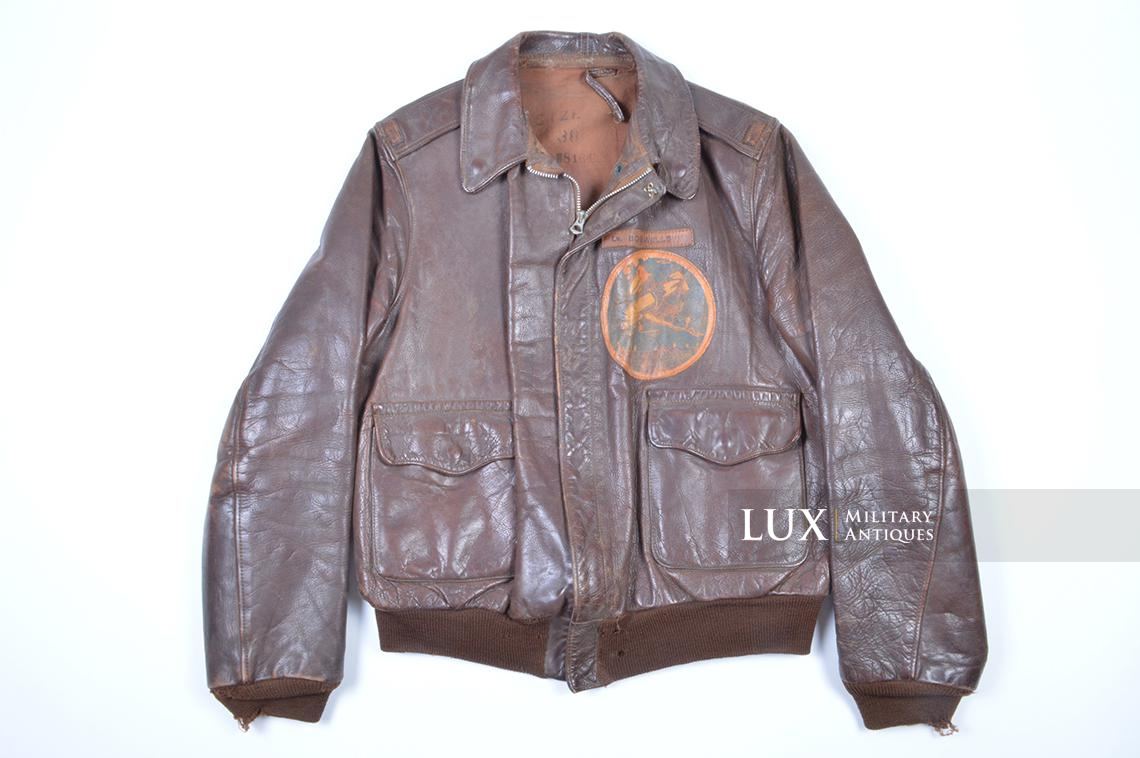 USAAF type A-2 painted flight jacket grouping « L. Wells », ETO - photo 17