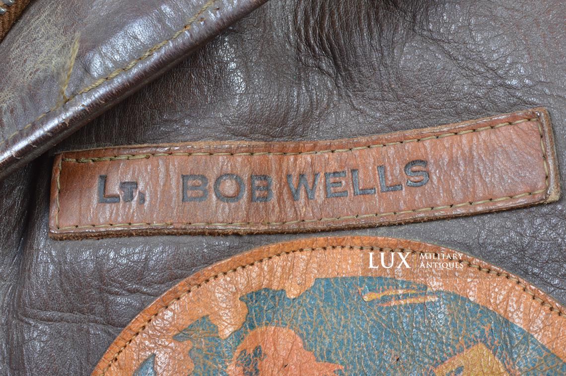USAAF type A-2 painted flight jacket grouping « L. Wells », ETO - photo 22