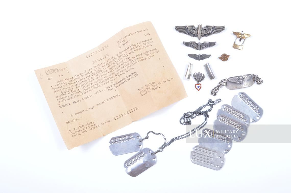 USAAF type A-2 painted flight jacket grouping « L. Wells », ETO - photo 39