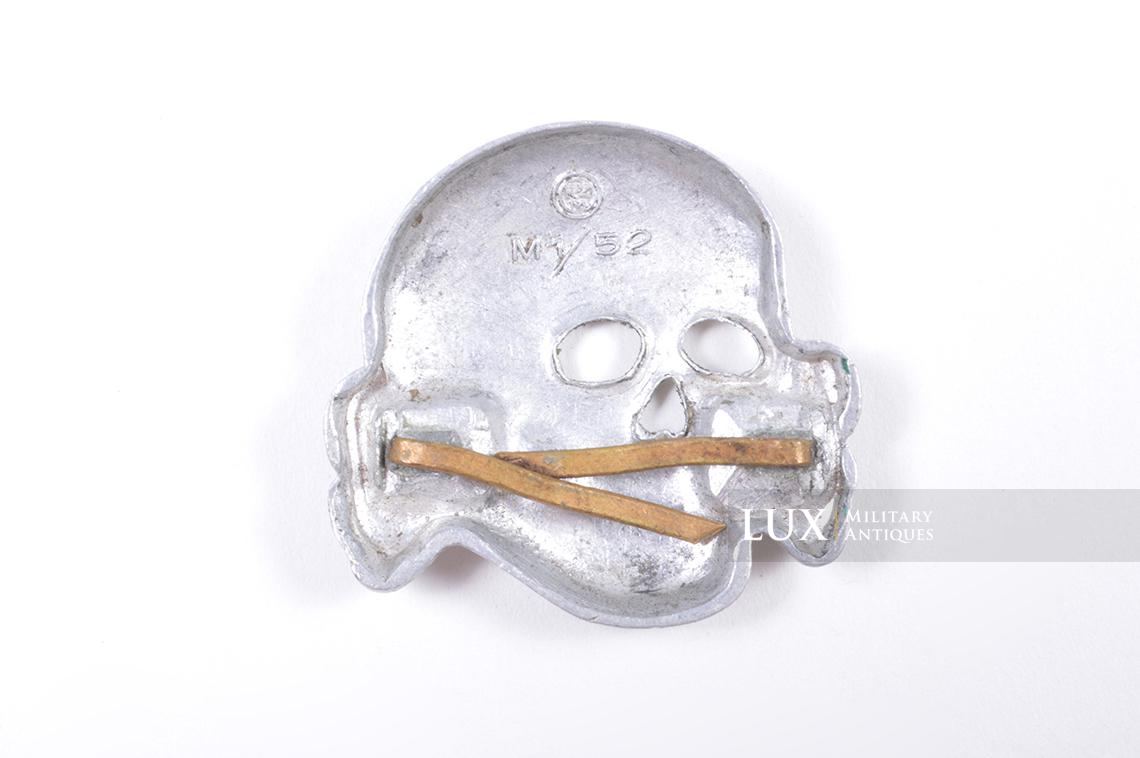 Waffen-SS visor cap skull « RZM M1/52 » - photo 7