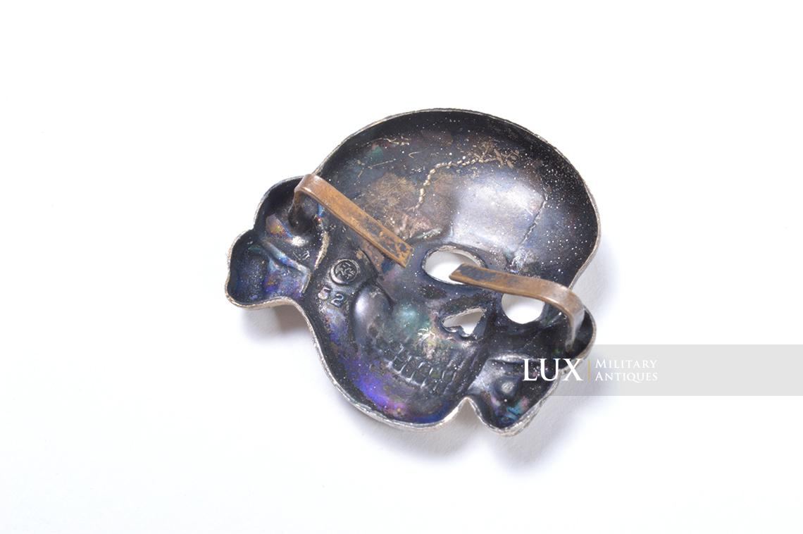 Waffen-SS visor cap skull « RZM 52» - photo 8