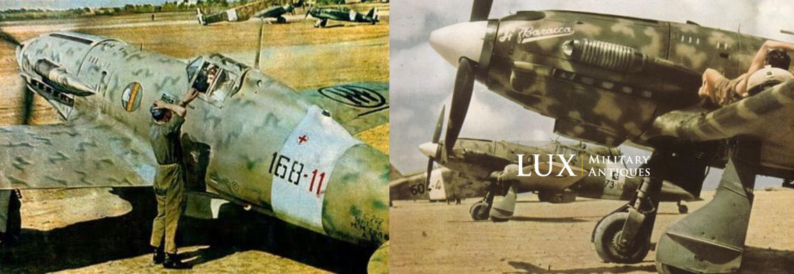 WWII Italian Fascist Tropical Aircraft Emblem « Macchi C.202 » - photo 8