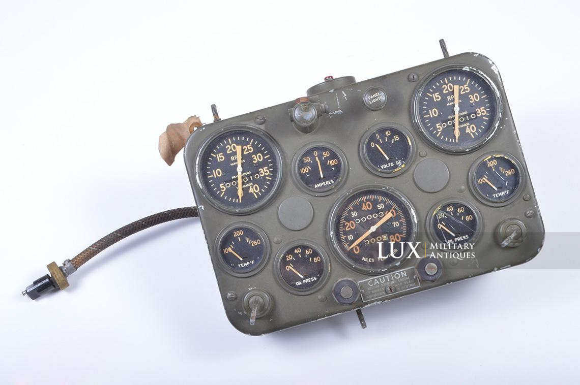 WWII US M3 Instrument Dashboard Panel for the Famous « STUART » tank - photo 4