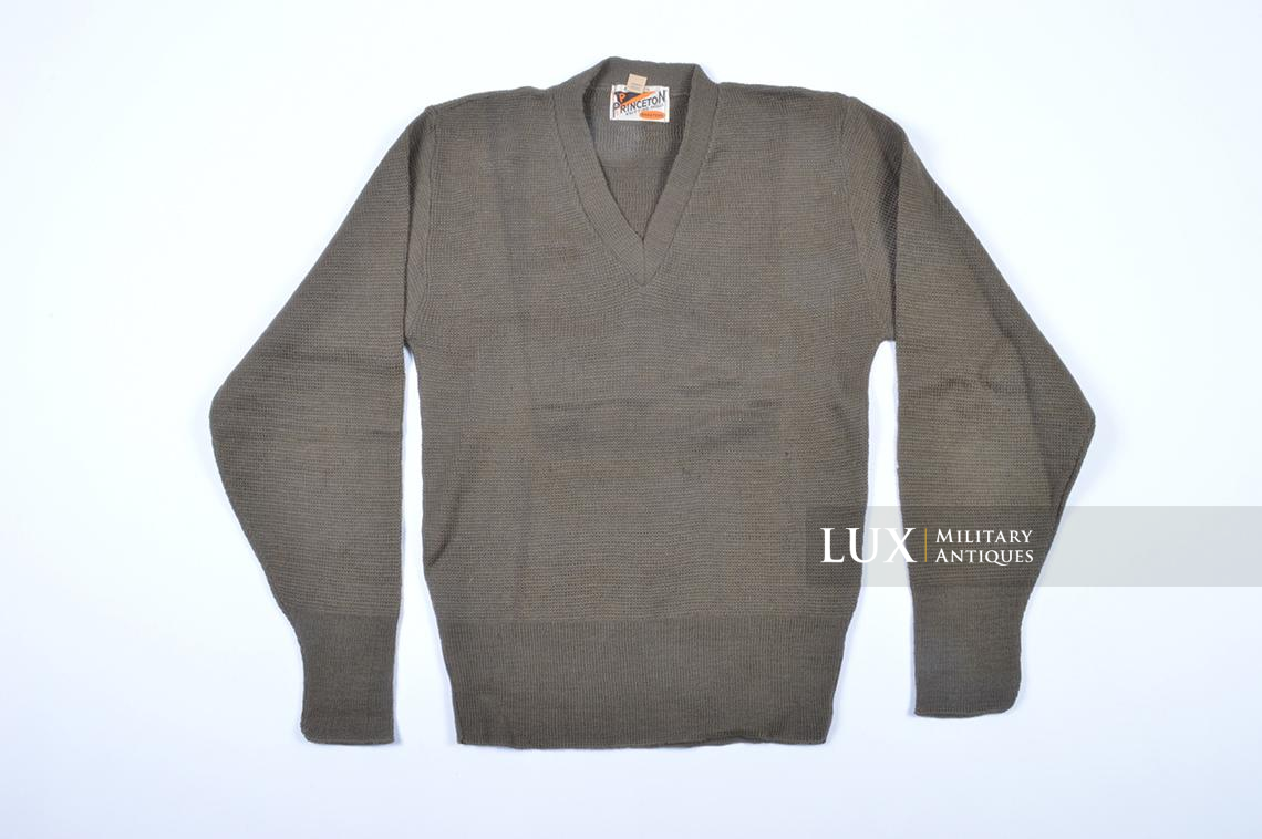 US Army V-neck sweater - Lux Military Antiques - photo 4