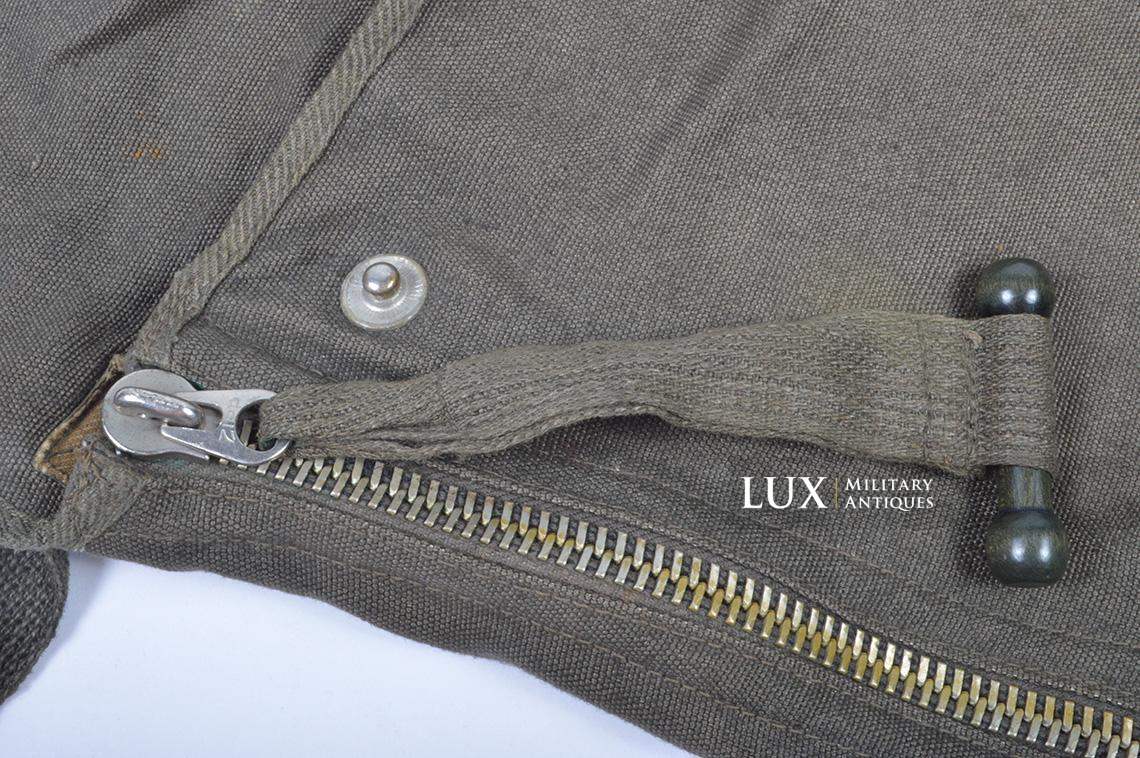 Unissued late war German paratrooper gas mask carrying bag, « ebd » - photo 10