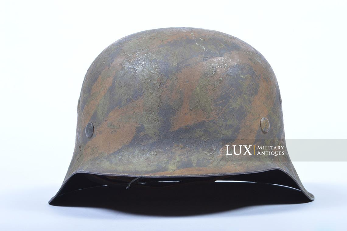 M1942 Heer/Waffen-SS two-tone brush painted camouflaged helmet « Tiger Stripe » - photo 8