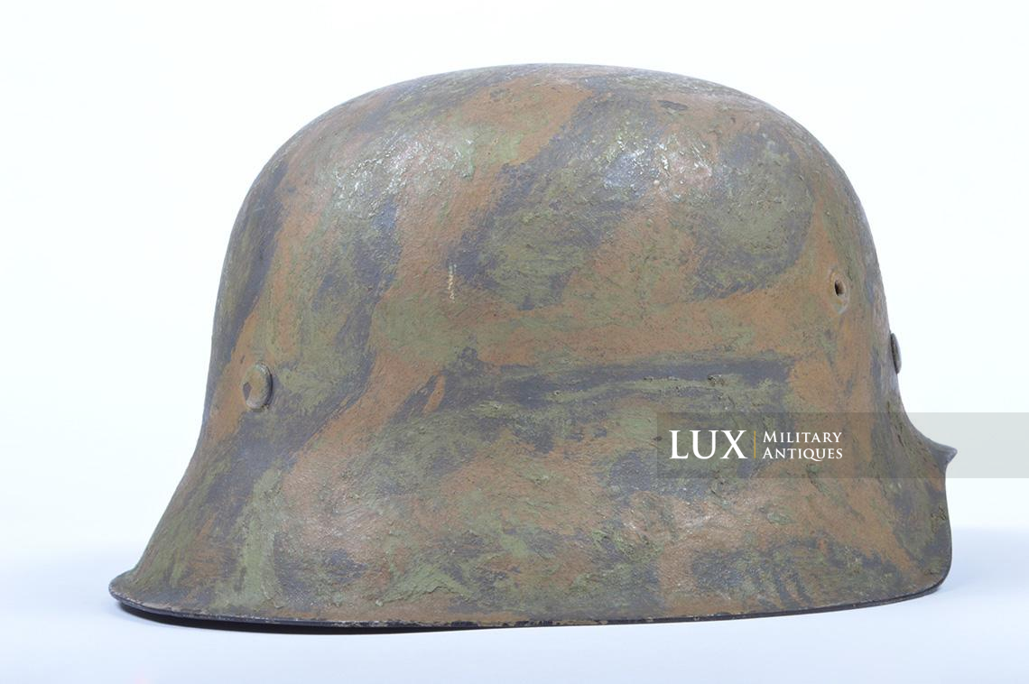 M1942 Heer/Waffen-SS two-tone brush painted camouflaged helmet « Tiger Stripe » - photo 11