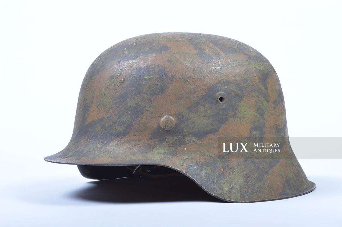 M1942 Heer/Waffen-SS two-tone brush painted camouflaged helmet « Tiger Stripe » - photo 7