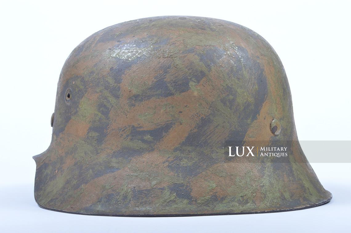 M1942 Heer/Waffen-SS two-tone brush painted camouflaged helmet « Tiger Stripe » - photo 13