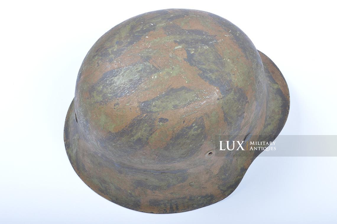 M1942 Heer/Waffen-SS two-tone brush painted camouflaged helmet « Tiger Stripe » - photo 14