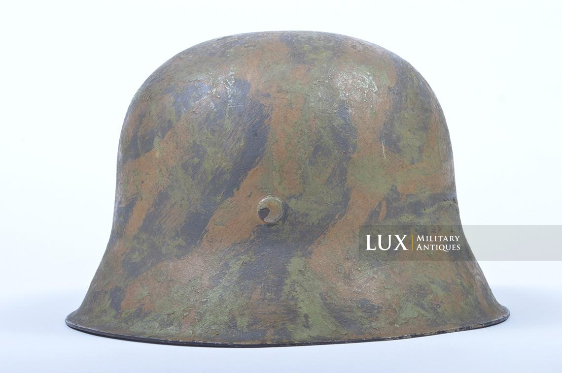 M1942 Heer/Waffen-SS two-tone brush painted camouflaged helmet « Tiger Stripe » - photo 12