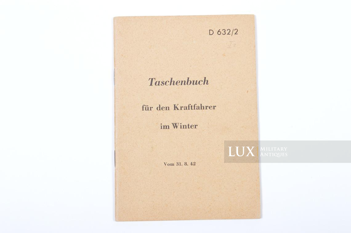German « Taschenbuch für den Kraftfahrer im Winter » - photo 4