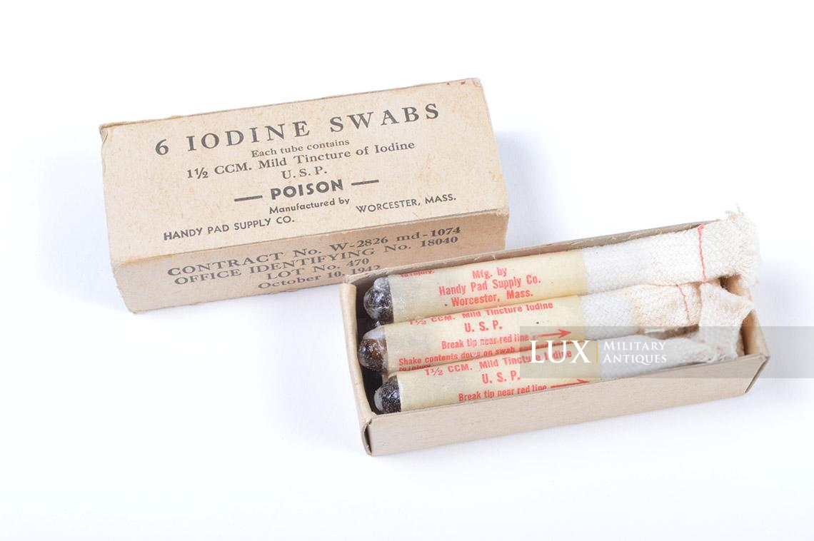 Medic first aid kit box 6 iodine swabs - Lux Military Antiques - photo 4