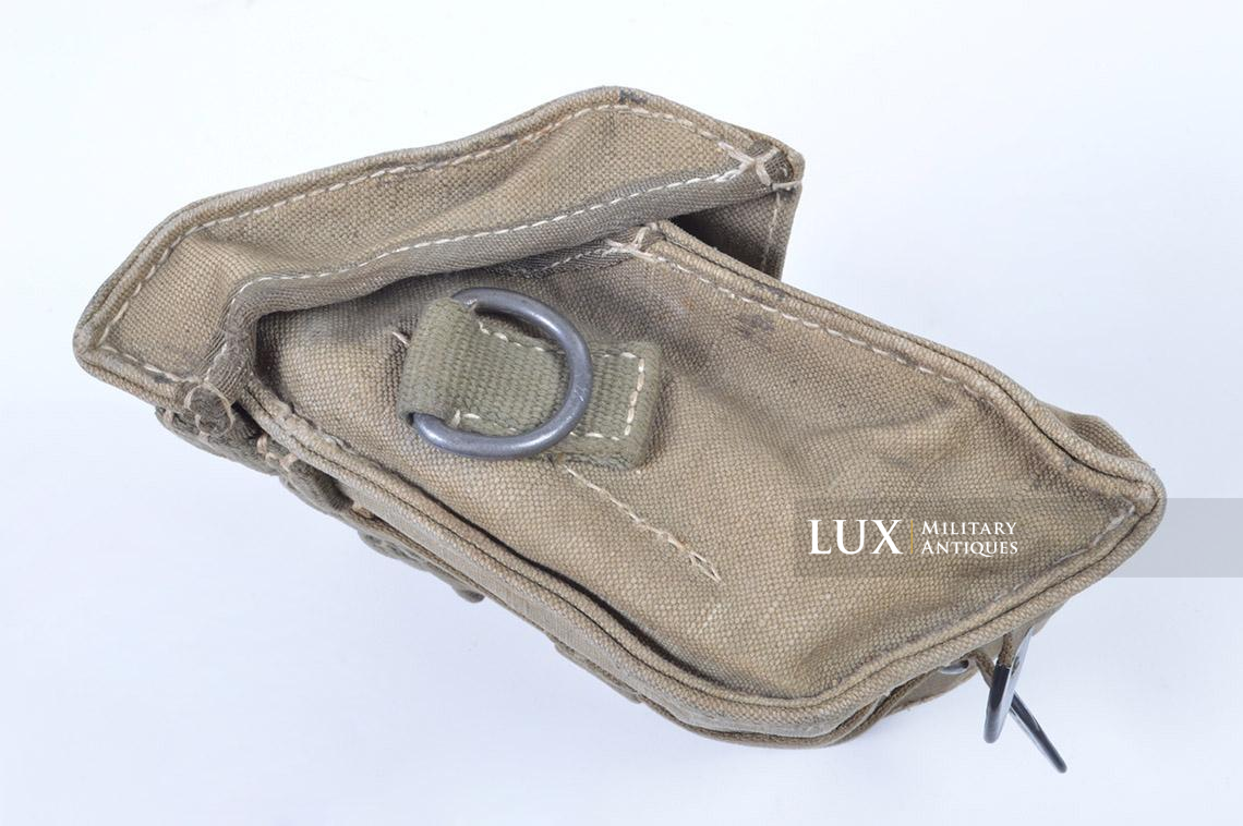 German Tropical Flare gun ammo pouch in green webbing, « gmn42 » - photo 10