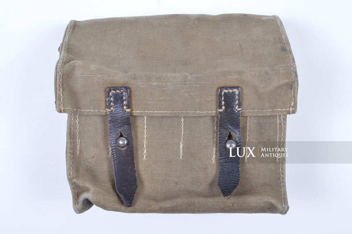 German Tropical Flare gun ammo pouch in green webbing, « gmn42 » - photo 7