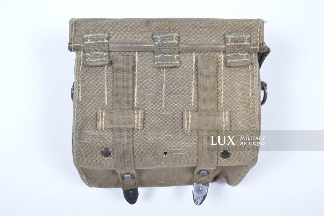German Tropical Flare gun ammo pouch in green webbing, « gmn42 » - photo 8