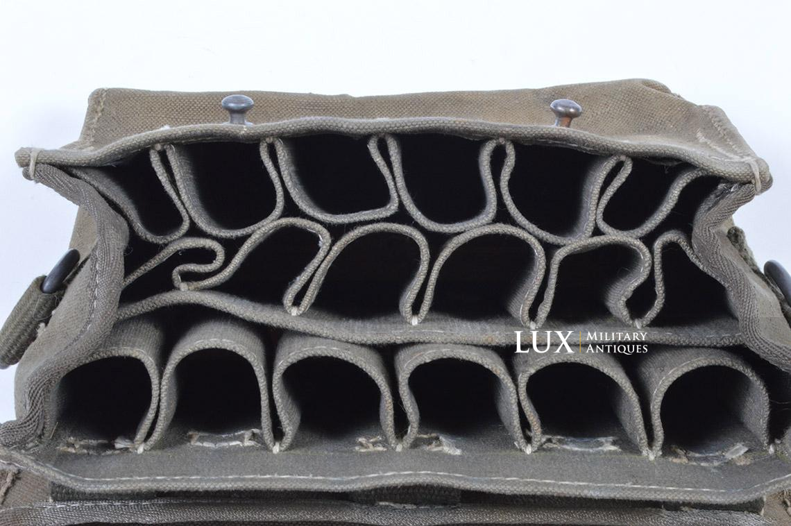 German Tropical Flare gun ammo pouch in green webbing, « gmn42 » - photo 18