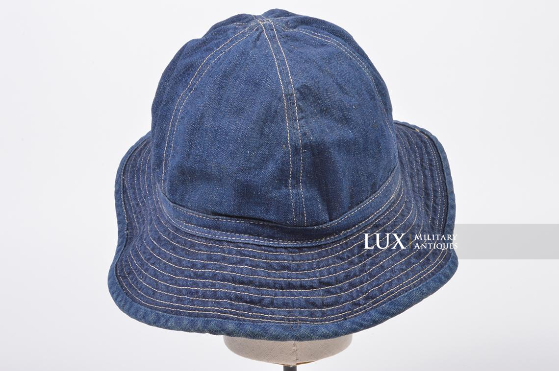 M37 US Navy issued blue denim fatigue sun cap « Daisy Mae » - photo 10