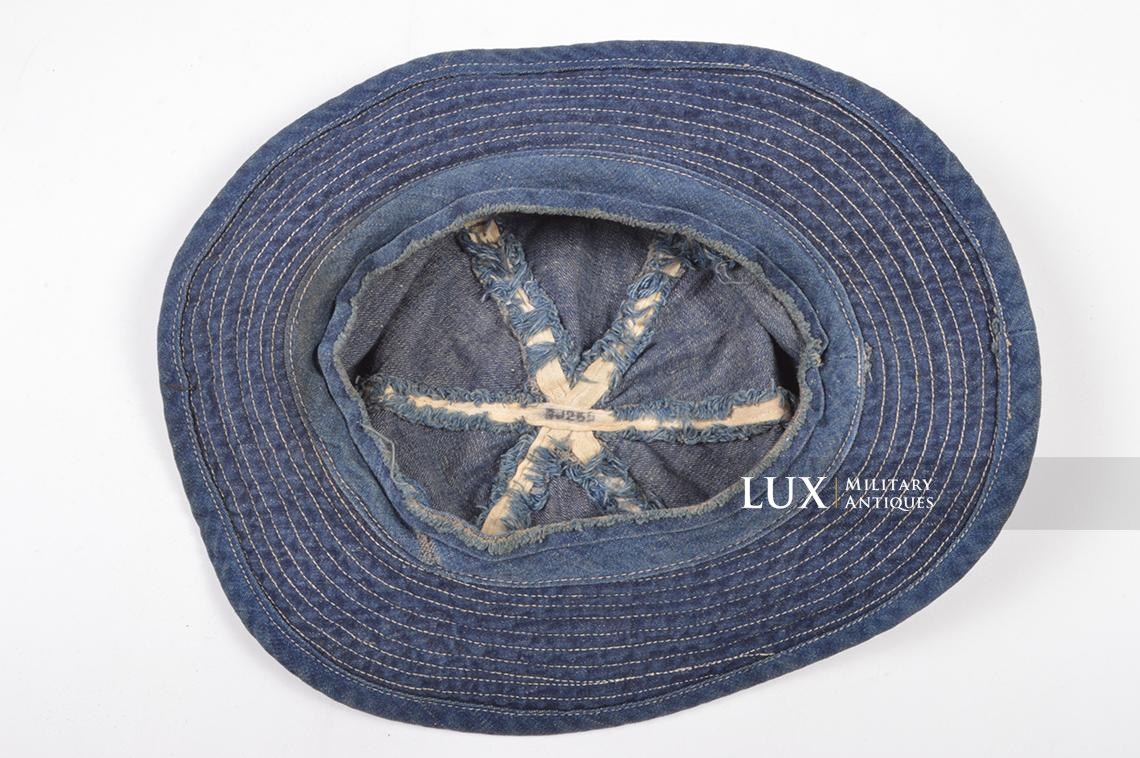 M37 US Navy issued blue denim fatigue sun cap « Daisy Mae » - photo 14