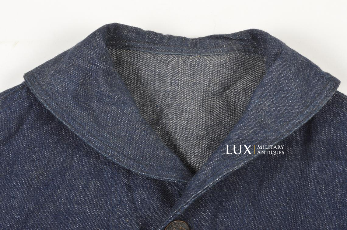 US Coast Guard named blue denim shaw jacket « M.LEWIS » - photo 8