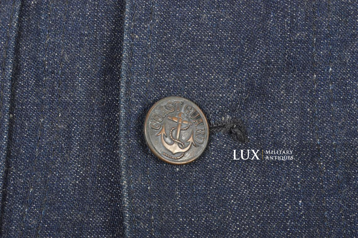 US Coast Guard named blue denim shaw jacket « M.LEWIS » - photo 12