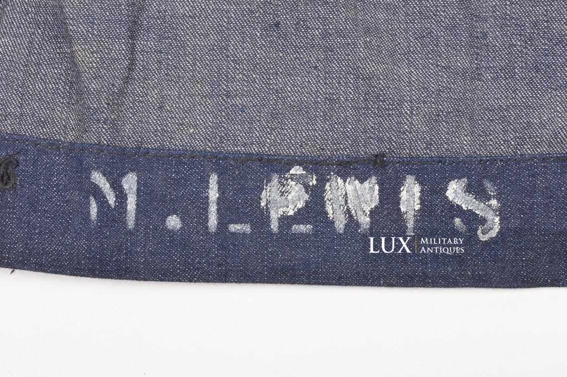 US Coast Guard named blue denim shaw jacket « M.LEWIS » - photo 16