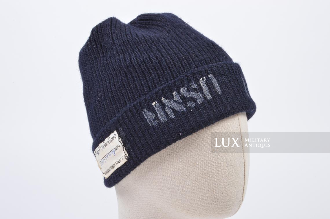 US Navy issued watch cap « USNR » - Lux Military Antiques - photo 4