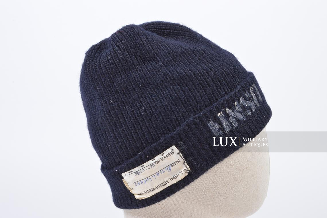 US Navy issued watch cap « USNR » - Lux Military Antiques - photo 8