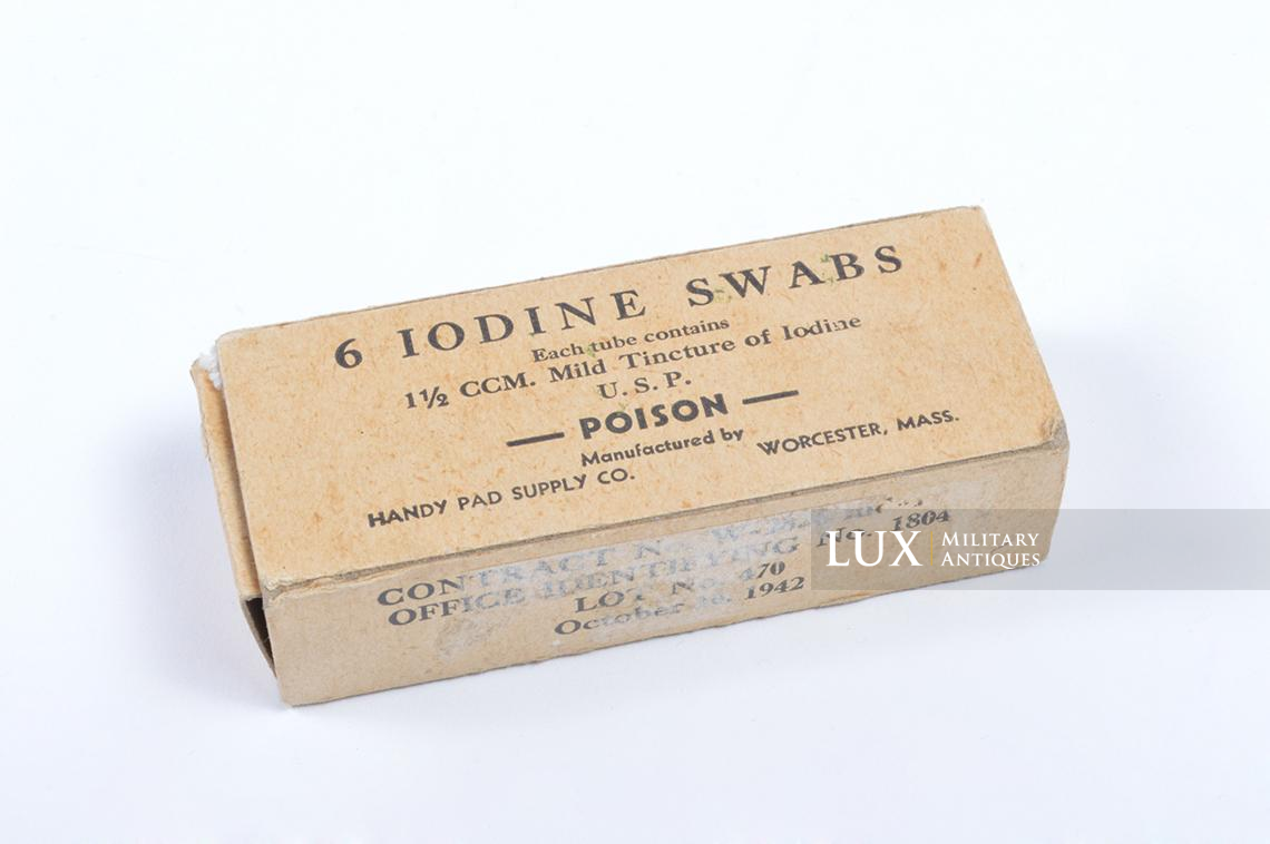 Medic first aid kit box 6 iodine swabs - Lux Military Antiques - photo 8