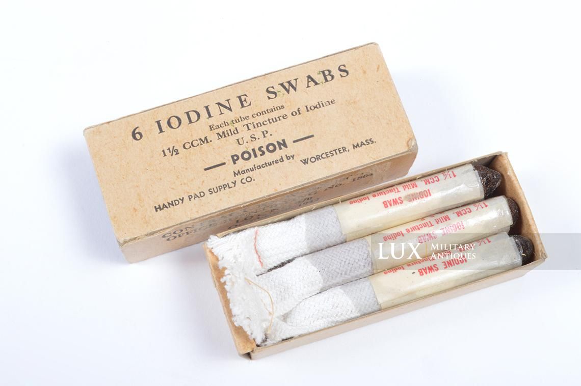 Medic first aid kit box 6 iodine swabs - Lux Military Antiques - photo 4