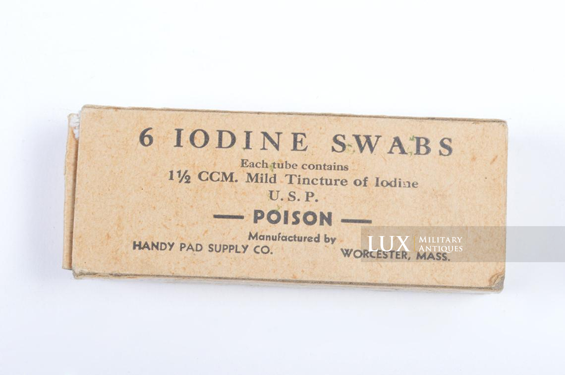 Medic first aid kit box 6 iodine swabs - Lux Military Antiques - photo 9