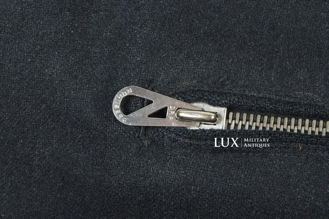 Early Heer issue black panzer trousers, dated 1940 - photo 13