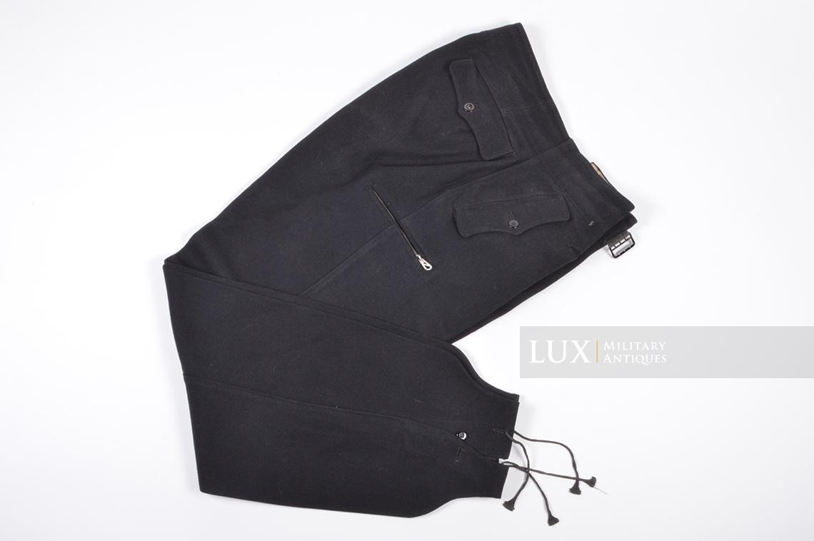 Early Heer issue black panzer trousers, dated 1940 - photo 15