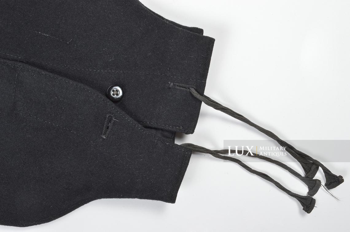 Early Heer issue black panzer trousers, dated 1940 - photo 18