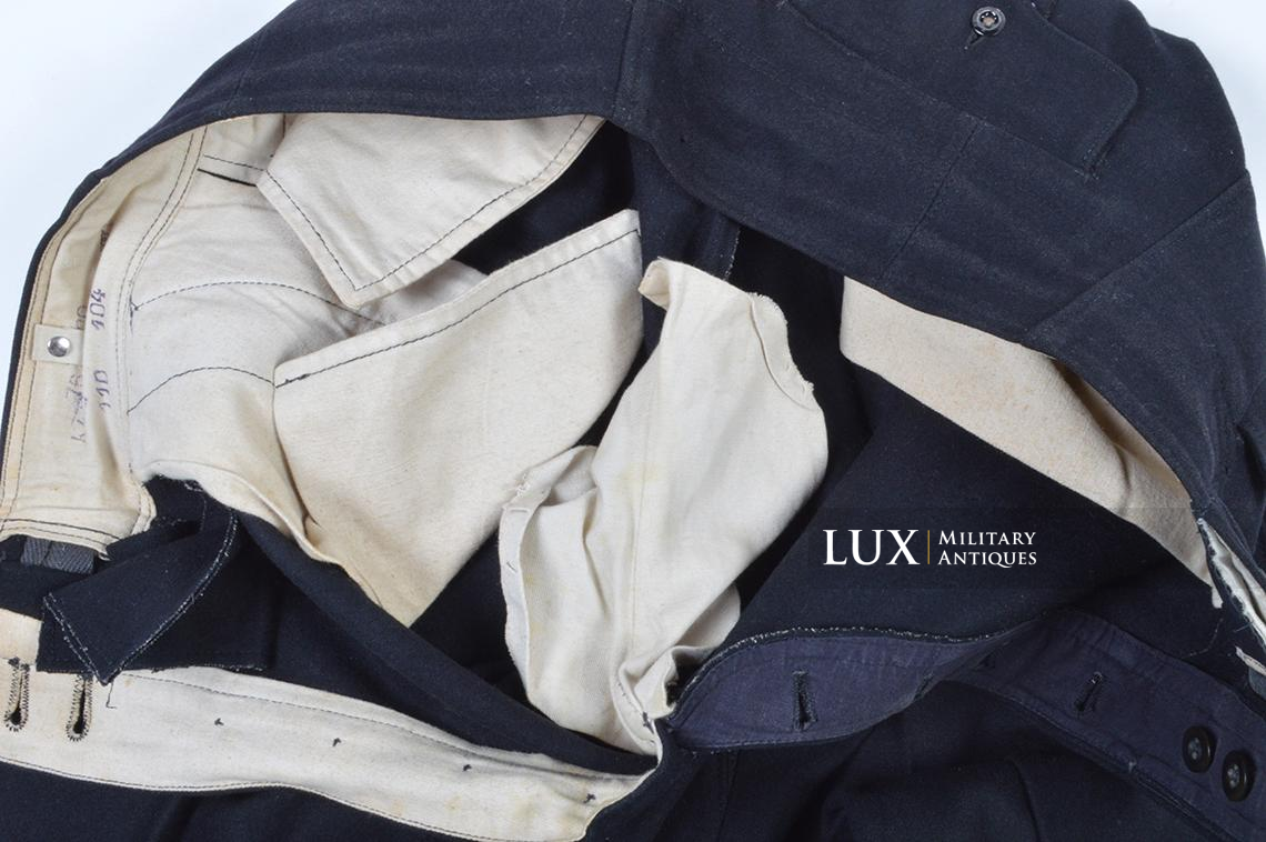 Early Heer issue black panzer trousers, dated 1940 - photo 27