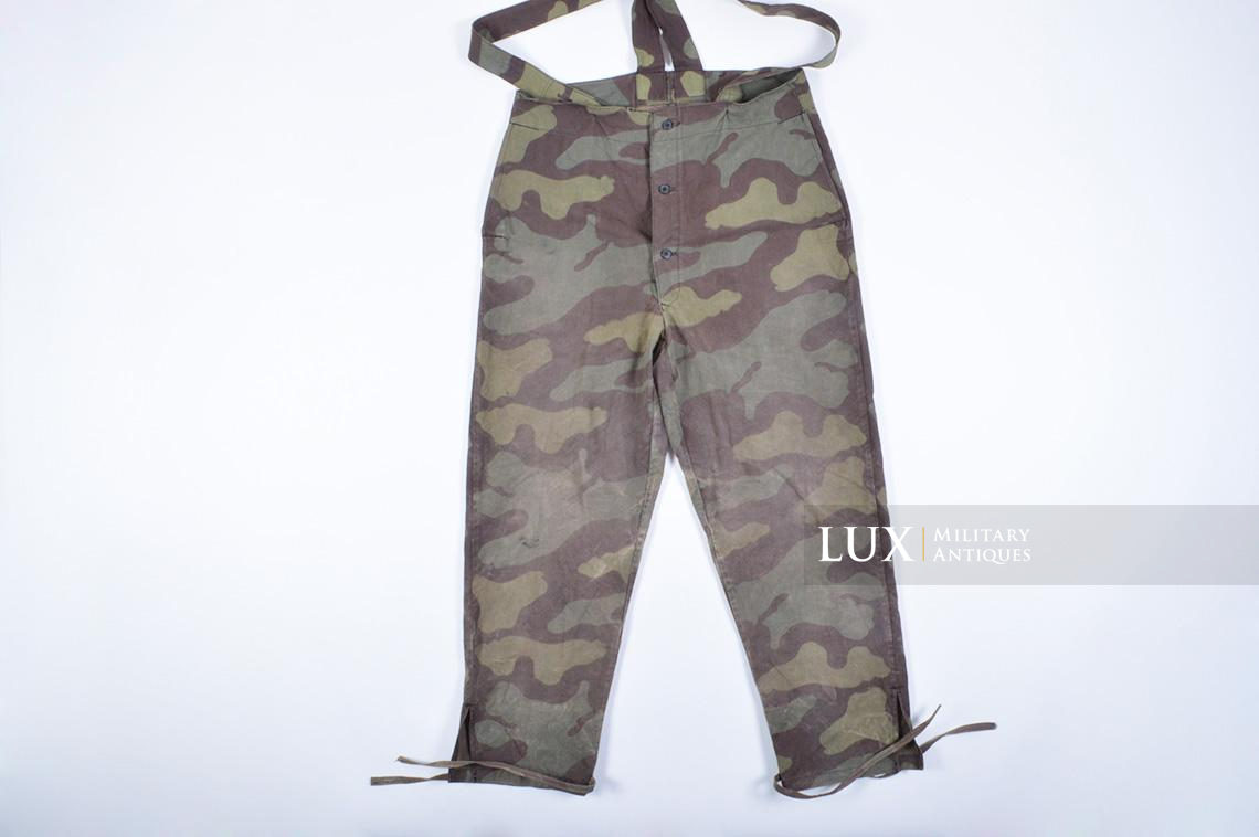 Sur-pantalon allemand en camouflage italien, nominatif à un membre de la division « Hermann Göring » - photo 4
