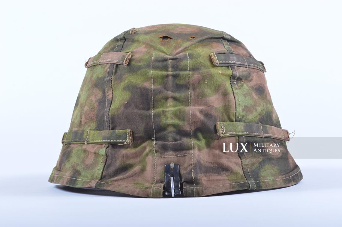 Rare Waffen-SS Combat Helmet Cover in « Blurred Edge » - photo 13