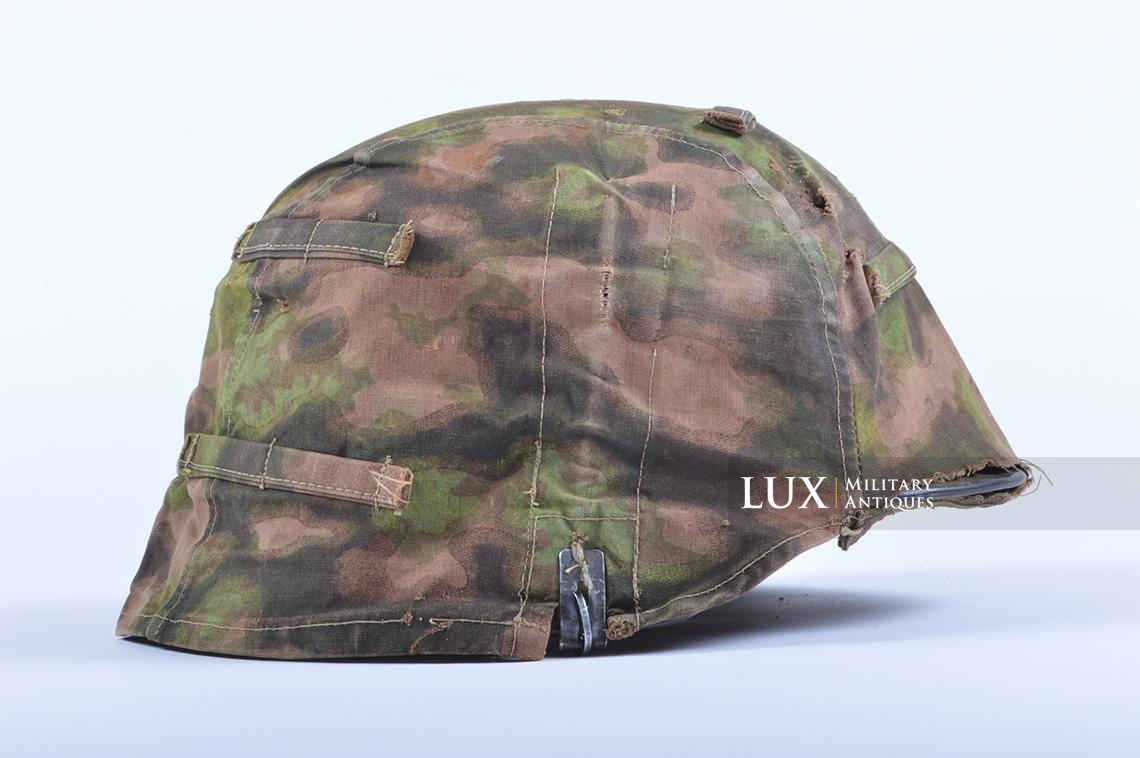Rare Waffen-SS Combat Helmet Cover in « Blurred Edge » - photo 11