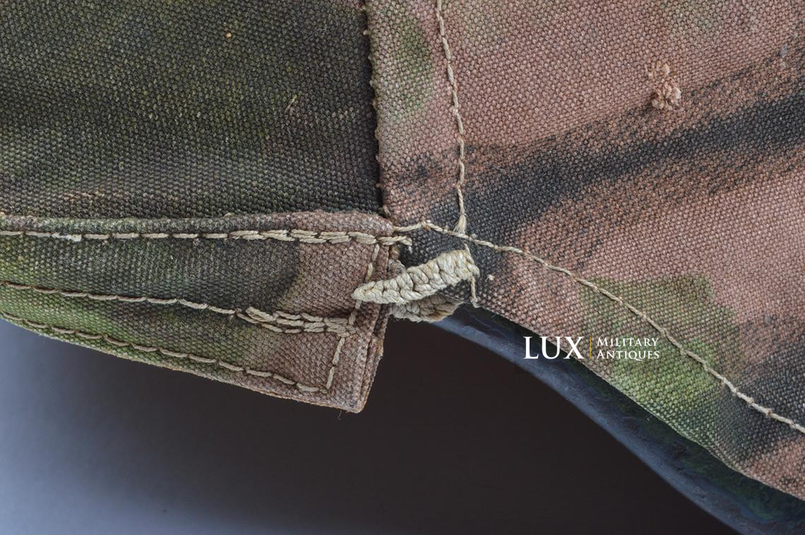 Rare Waffen-SS Combat Helmet Cover in « Blurred Edge » - photo 19